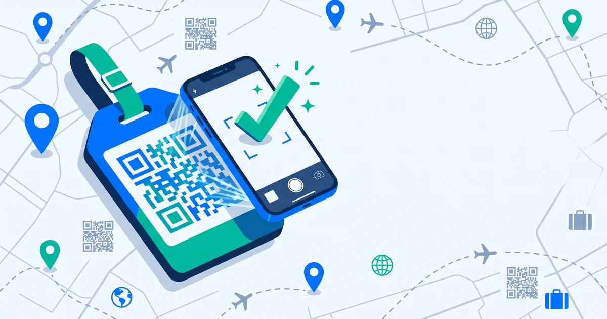 QR Code Luggage Tags: How They Work, What Finders See and How to Set One Up