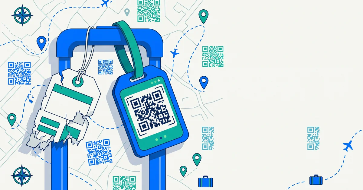QR Code Luggage Tags vs Paper Tags: Why Paper Tags Fail and QR Doesn't